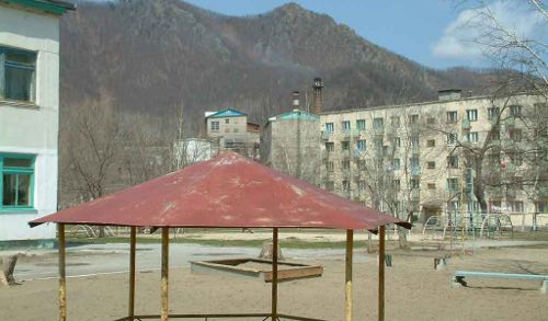 Residences and playground are right next to the lead smelter.